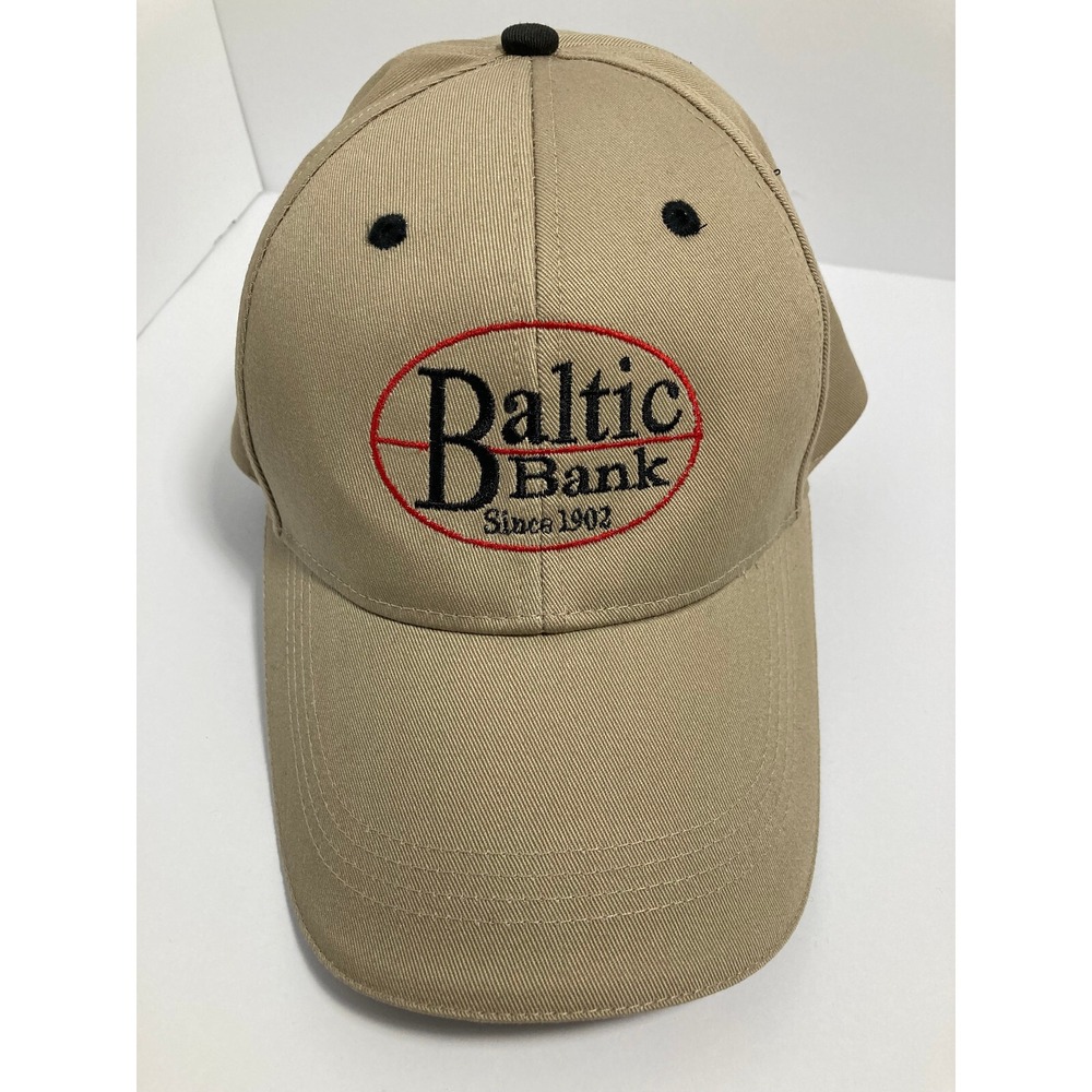 Falcon‎ Headwear Baltic Bank Baseball Cap Men Adjustable Tan Embroidered Logo